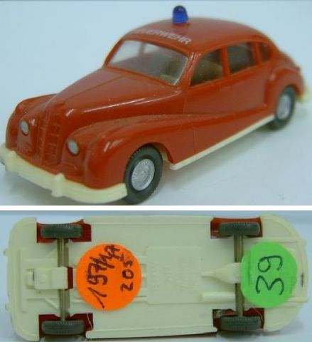 Wiking 197/1, BMW 501 der Feuerwehr w 39