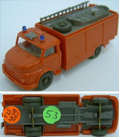 Wiking 623/?, Rüstwagen mit Boot, MB L 1413 w 53