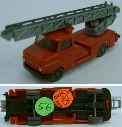 Wiking 602/3B, neue Blitz-Feuerwehr Leiterwagen w 56