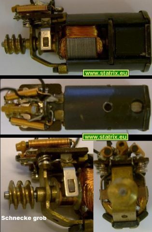 Trix  Motor 0121 Antriebsmodul: grobe Antriebs Schnecke typ4g