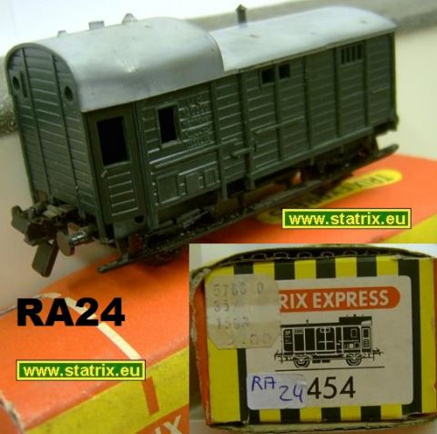 Trix Express 3454 Güterzugbegleitwagen, (RA24) seltene Kunststof