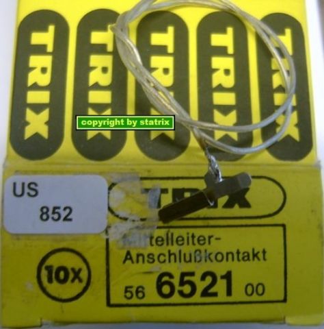 Trix Express 66521 1x Mittelleiter-Anschluss mit klarer Kupferlitze