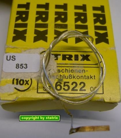 Trix 6522 Aussenschienen-Anschlußkontakt (us853)