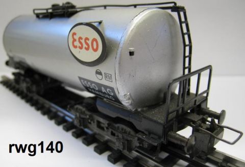 Trix Express 3492 4A Tankwagen ESSO AG Hamburg (rwg140)