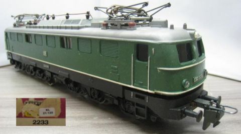 Trix Express 2233 Güterzug-Lokomotive E 50 009 grün der DB (21-120)