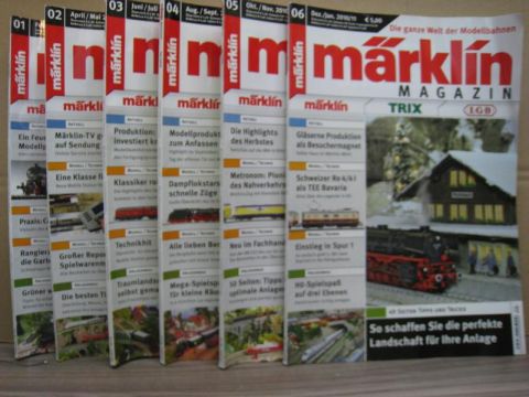 Märklin Trix LGB Magazin Jahrgang 2010 Erscheinung