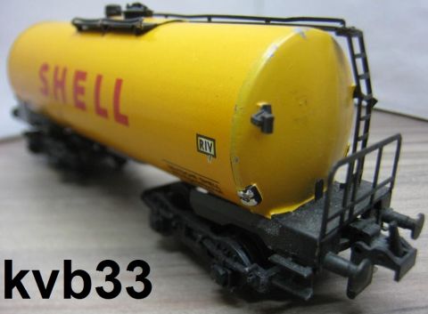 Trix Express 20/92S 496 3496 SHELL 4-achsig (kvb33), 1. Version