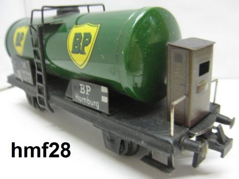 Trix Express 20/78BP Tankwagen BP mit Brh (hmf28) rundum schön Erhalten.