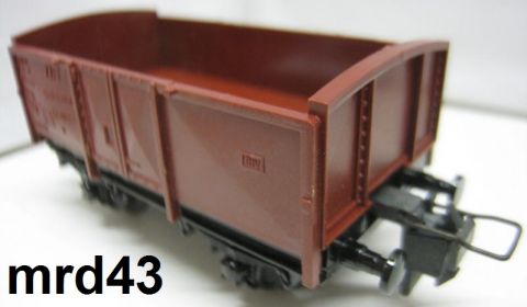 Trix Express 3450 Hochbordwagen Schwerin Kunststoff sehr gut Erhalten