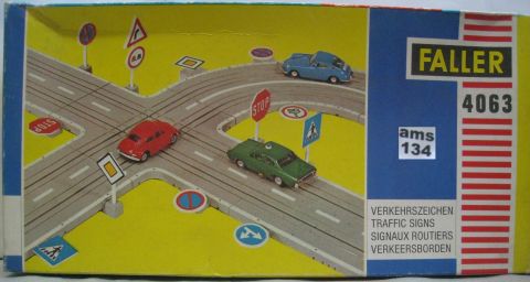Faller AMS 4063 Verkehrszeichen Set (ams134) TOP/OV