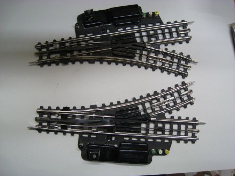Trix Express 738 4738 1 Paar elektromagnetische Weichen