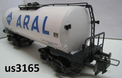 Trix Express 3494 Tankwagen ARAL weiß (us3165) letzte Version weiß, sehr gut, o OV.