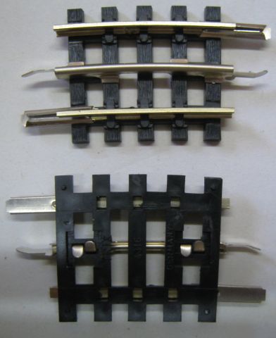 Trix Express 34316 Gebogene R1-6°, Mittelleiter Kupfer o. Blank