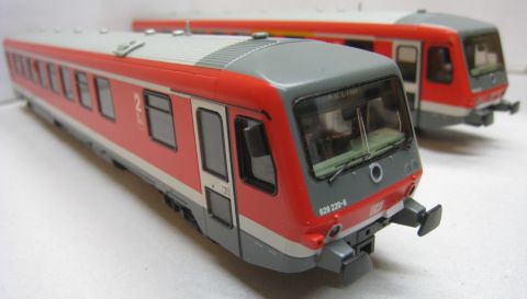 Roco/TE 63013 Dieseltriebwagens Baureihe 628² der DB, Ep V, 2 tlg, TOP/OV