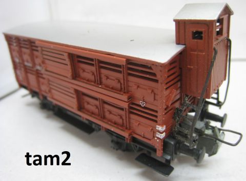 Trix Express 20/120, 426, 3426 Kleinviehwagen Altona m Brh (tam2) sehr schön Erhalten, o OV