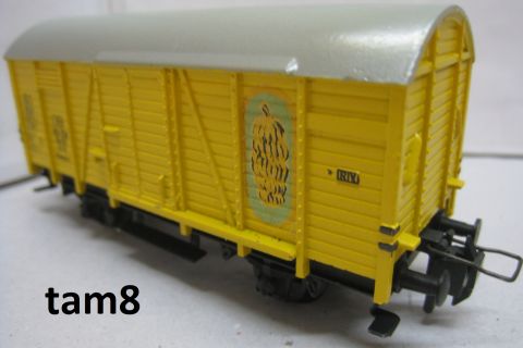 Trix Express 461, 3461 Bananenwagen (tam8) sehr schön Erhalten, o OV
