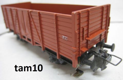 Trix Express 20/81, 414, 3414 Hochborwagen Essen braun o Brh (tam10) sehr schön Erhalten, o OV