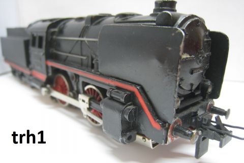 Trix Express 752 Dampflokomotive 20/52 mit Tender (trh1) sehr schön Erhalten im roten Ersatz Karton