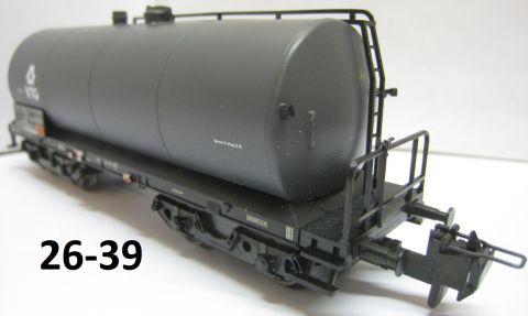 Trix Express 70150 einzelner VTG Tankwagen dunkelgrau aus dem 2er Set 70150 nur 1994, o OV