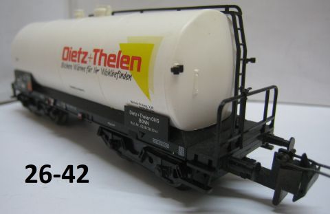 Trix Express 33818 4-A Tankwagen Dietz + Thelen (26-41) nur 1997, o OV