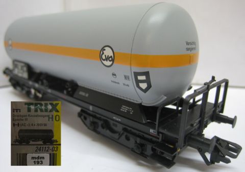 TI/TE 24112-03 Druckgas-Kesselwagen Eva Eisenbahn-Verkehrsmittel AG (mdm193), Top/OV