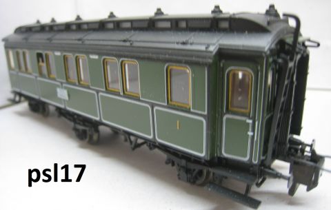 Trix Express 3402 Bay. Ged Güterwagen o Brh (psl35) sehr Erhalten o OV