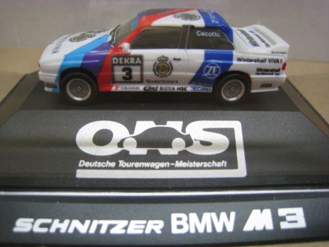 Herpa 3525 Schnitzer BMW M3 Cecotto (hsh84)