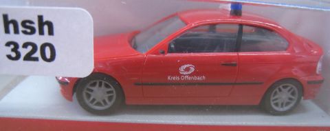 Herpa 045865 BMW 3er Compact TM Kreis Offenbach (hsh320)