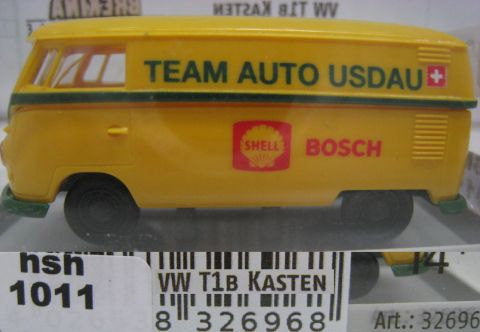Brekina 32696 VW T1b Kasten Team Auto Usdau Schweiz (hsh1011) TOP/OV