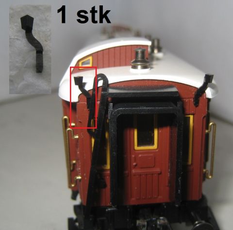 Trix Laternen Halter links Original Ersatzteil zu allen Orient Express Wagen 33390-33398 