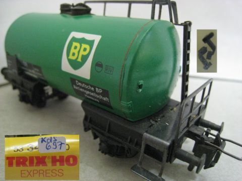 Trix Express 3432 Tankwagen BP 2-achsig (kds697), TOP/OV.