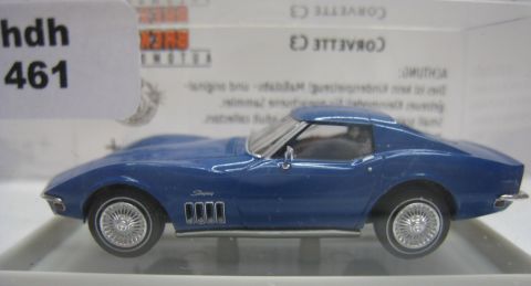 Brekina 19978 Corvette C3 blau 1/87 (hdh461) TOP/OV