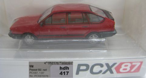 Premium ClassiXXs No. PCX870076 Passat B2, rot 1/87 (hdh417) TOP/OV