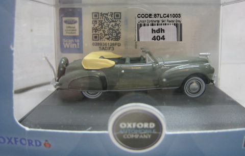 Oxford 1/87 87LC41003 Lincoln Continental 1941 (hdh404) TOP/OV