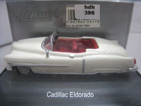 Schuco 1/87 45 261 7600 Cadillac Eldorado creme (hdh386) TOP/OV