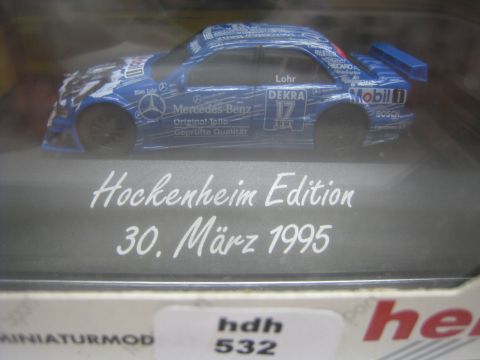 Herpa 036375 Mercedes Lohr Hockenheim Edition 30. März 1995 (hdh532) TOP/OV