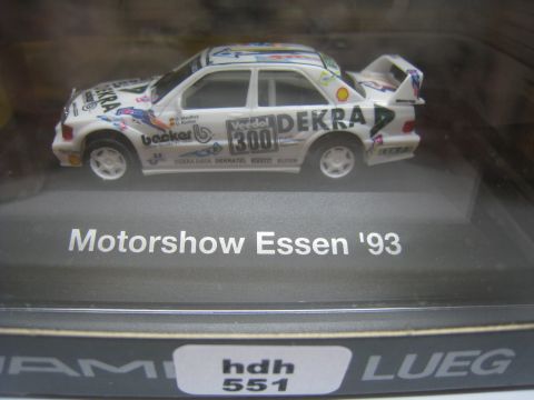 Herpa  Mercedes 190 AMG Lueg Motorshow Essen `93 (hdh551) TOP/OV