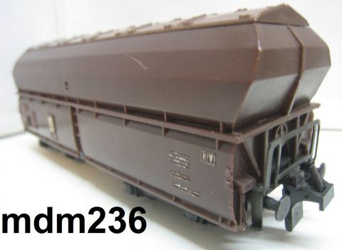 Trix Express 3483 gschlossener Großraum Güterwagen für Staubgüter (mdm236) schön Erhalten