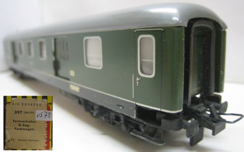 Trix Express 20/171 393 D-Zug-Packwagen (us73) rundum sehr schön Erhalten in OV