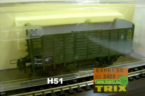 H51 / Trix Express 3403 bavarian open car