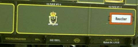 Trix Express 33338 Schnellzugwagen AB 1.-2.Klasse h29a