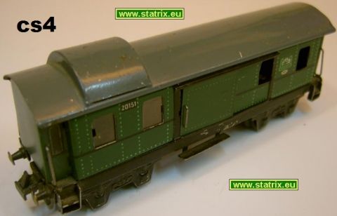 cs4/ Trix Express 20/151 Baggagecar green