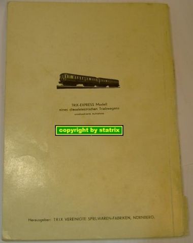 Handbuch des Trix - Eisenbahnbetriebes 1937 (bak4/13/2)