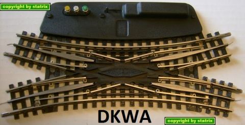 Trix Express 4368 elektrische  Doppelkreuzungsweiche schaltet sauber