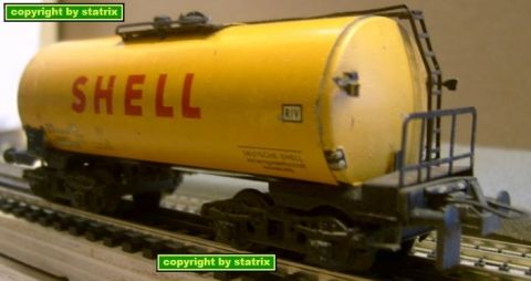 Trix Express 20/92 S Modelltankwagen Shell 4-achsig