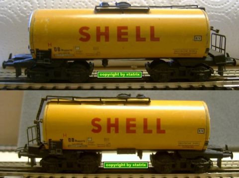 Trix Express 20/92 S Modelltankwagen Shell 4-achsig