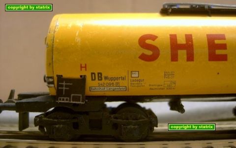 Trix Express 20/92 S Modelltankwagen Shell 4-achsig