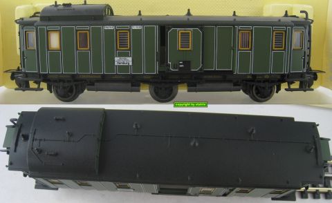 Trix 3337 bay Packwagen 3-achsig (wra185)