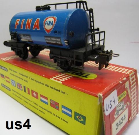 Trix Express 3434 FINA Tankwagen (us4)