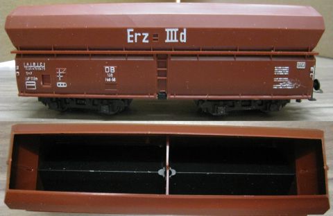 Trix International 3687 Großgüterwagen ERZ IIID (kds629)